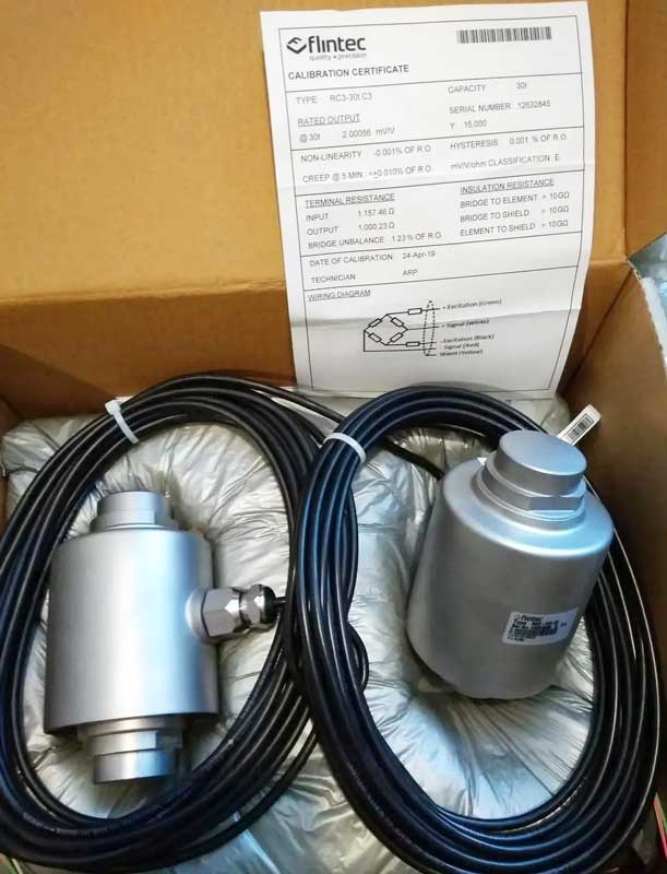 Cảm biến lực dạng nén (7.5t – 300t) FLINTEC RC3