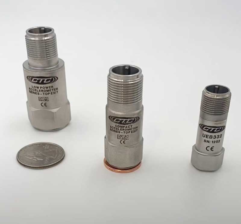 Cảm biến công suất thấp CTC, Cảm biến gia tốc kích thước nhỏ gọn CTC, Cảm biến gia tốc Siêu âm CTC UEB332