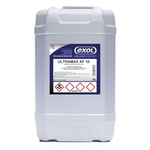 Produktbild von EXOL Ultramax 46 – Premium Hydrauliköl ISO VG46, 5L/25L/205L, Made In UK